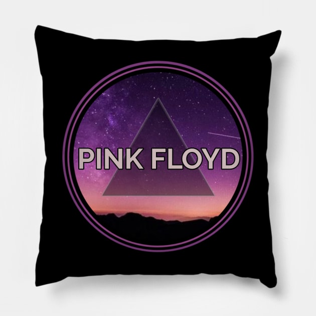 Retro pinkfloy Pillow by Enjoythetripstudio