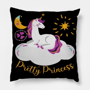 Cute Unicorn Design - Pretty Princess Pillow