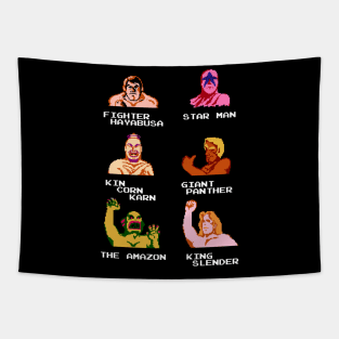 Pro Wrestling Fighters Tapestry