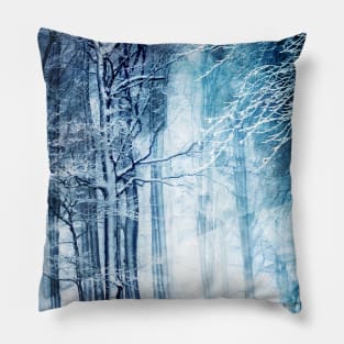 Winter trees Pillow
