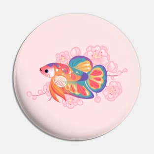 Koi Betta Pin