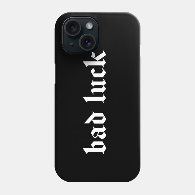 bad luck Phone Case by purplecrowshub