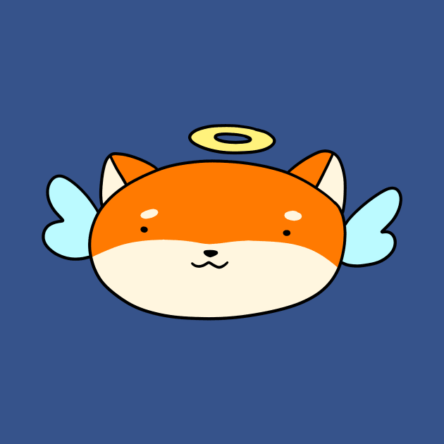 Angel Shiba Face by saradaboru