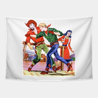 Western Punch Vintage Tapestry