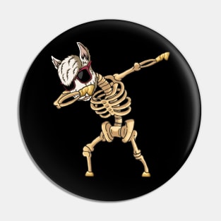 Dabbing llama Skeleton Pin