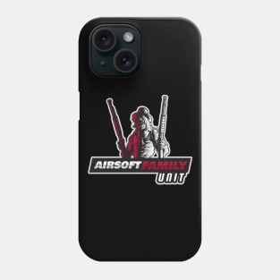 Airsoft Family - Crazy guy with Shotguns Phone Case