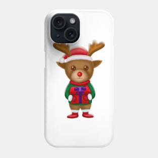 Santa deer Phone Case