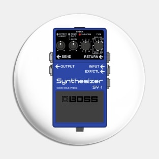 Boss SY-1 Synthesizer Guitar Effect Pedal Pin