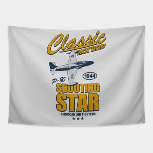 P-80 Shooting Star - Classic Hot Rod Tapestry