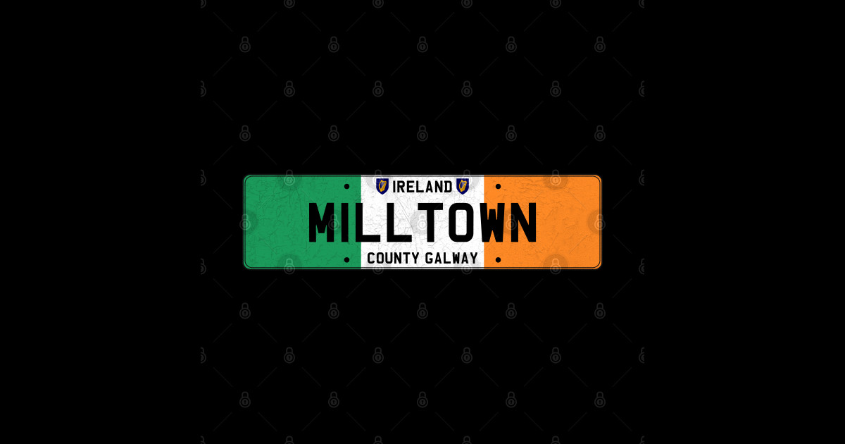 Milltown Ireland Milltown Sticker TeePublic