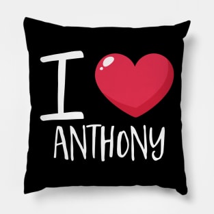 I Love Anthony Pillow