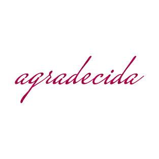 Pink Agradecida (Grateful in Spanish) T-Shirt