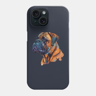Bullmastiff Dog Art Phone Case