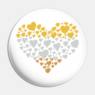 Disability pride heart Pin