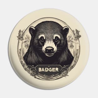 Honey badger gift Pin