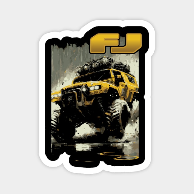 FJ Cruiser Magnet by SharpGraphix