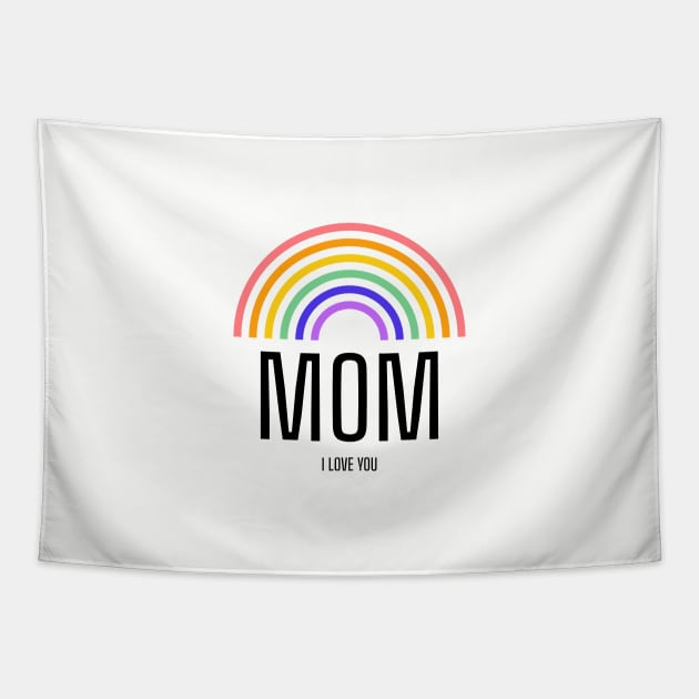 Rainbow Mom Tapestry by MonsterAce