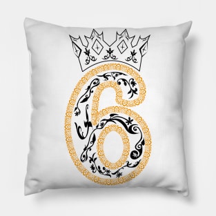 six The best number Pillow