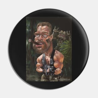 arnold schwarzenegger caricature Pin