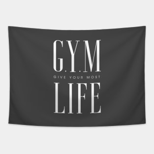 GYM Life - Inspirational Gym Apparel Tapestry