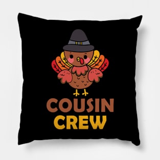 Thanksgiving cousin crew Pillow