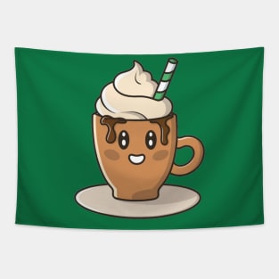 "Gelato Dream: Affogato Euphoria"- Coffee Food Icecream Tapestry