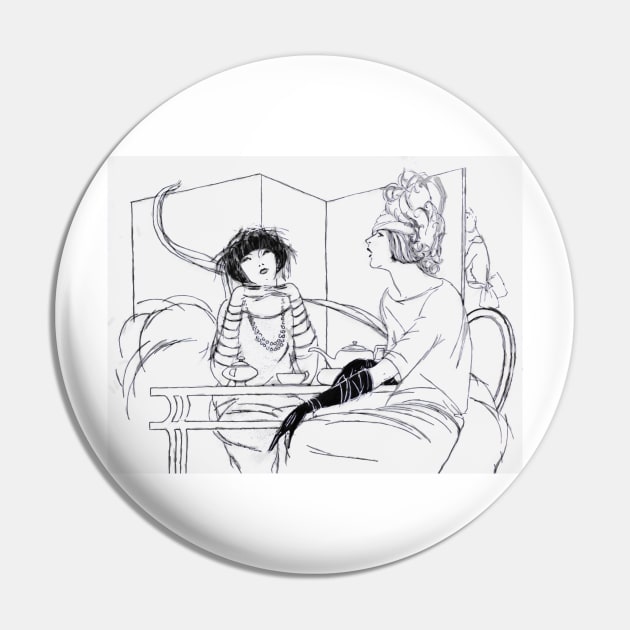 Afternoon Tea Pin by PictureNZ