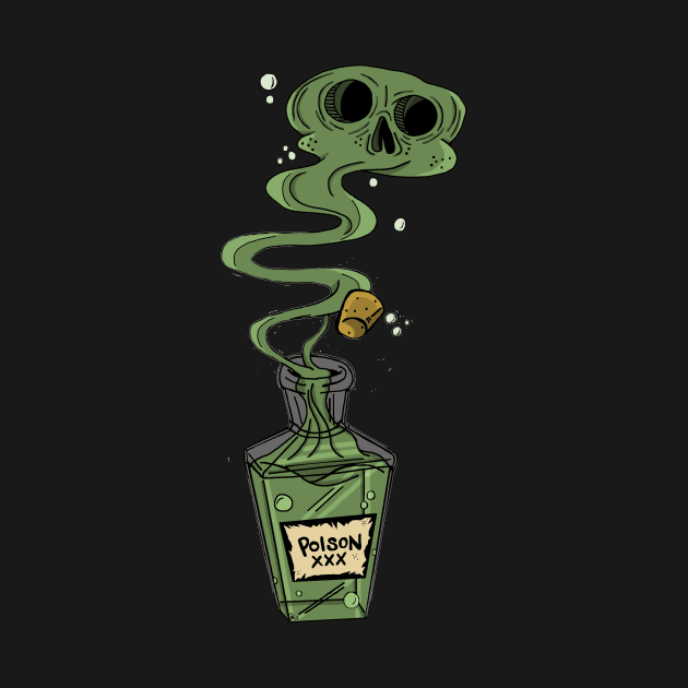 Poison Bottle by MelissaKleynowskiArt