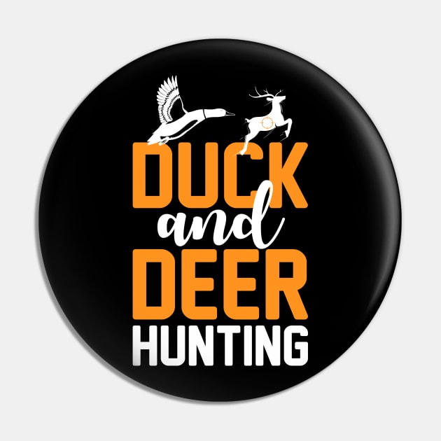 Deer and Duck Hunting Pin by salimax