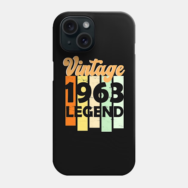60 Years Awesome Vintage 1963 60th Birthday Phone Case by Snappy Cart