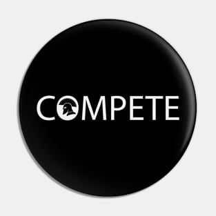 Compete competing typographic artwork Pin