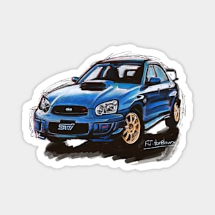 Subaru Impreza WRX STI Magnet