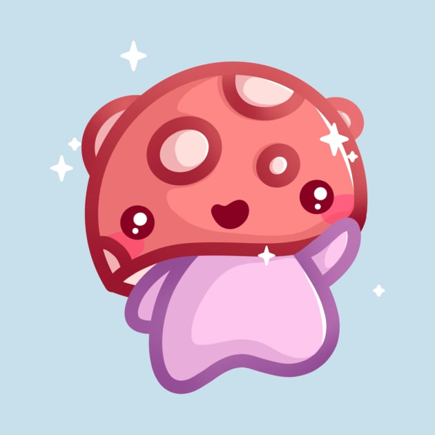 Super Cute Mushroom - Kawaii Mushroom by perdita00