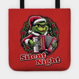 Grinch plays accordion Tote