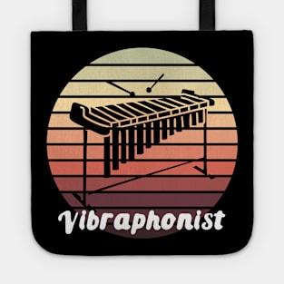 Playing Vibraphone In Love with Vibraphone Music Vibraphonist Mallet Percussion Instrument Tote