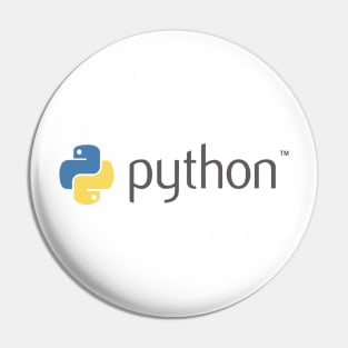 python official logo of python programming language computer geek Pin