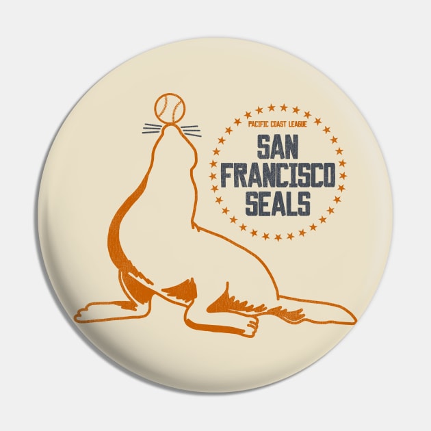 Defunct San Francisco Seals Baseball Mascot Pin by Defunctland