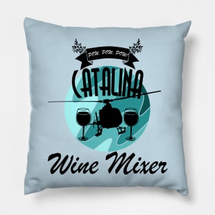 Catalina Wine Mixer Blue Pillow