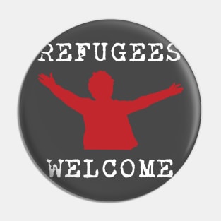 Refugees Welcome Pin