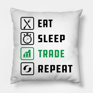 Trader - Eat Sleep Trade Repeat Pillow