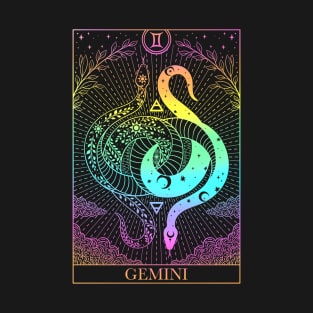 Zodiac sign tarot card Gemini T-Shirt