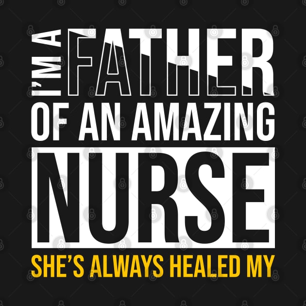 Dad of a Nurse Gift Mother of LPN RN CNA BSN Nursing Student - Funny gift by rebuffquagga