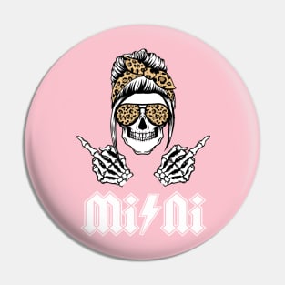 Skull Mom AC/DC-Nini Pin