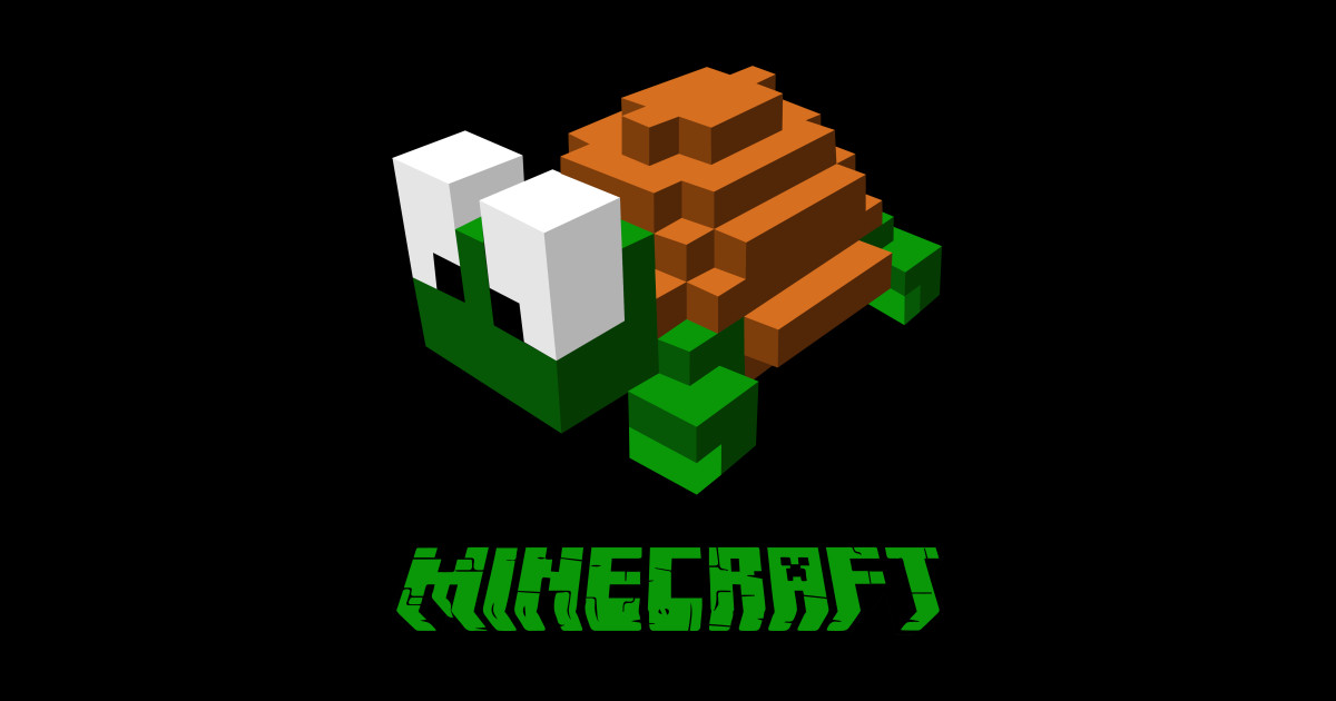 Minecraft Turtle - Minecraft Design - Sticker | TeePublic