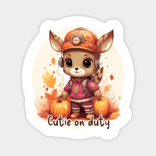 Cutie on duty Magnet