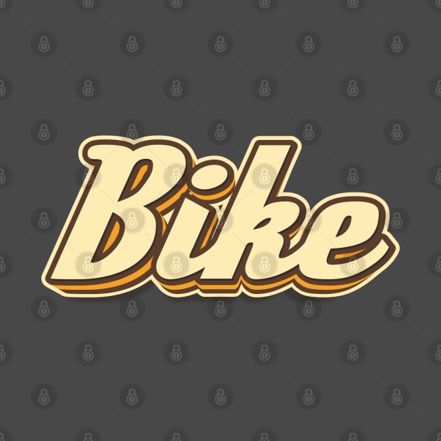 Bike typography by KondeHipe