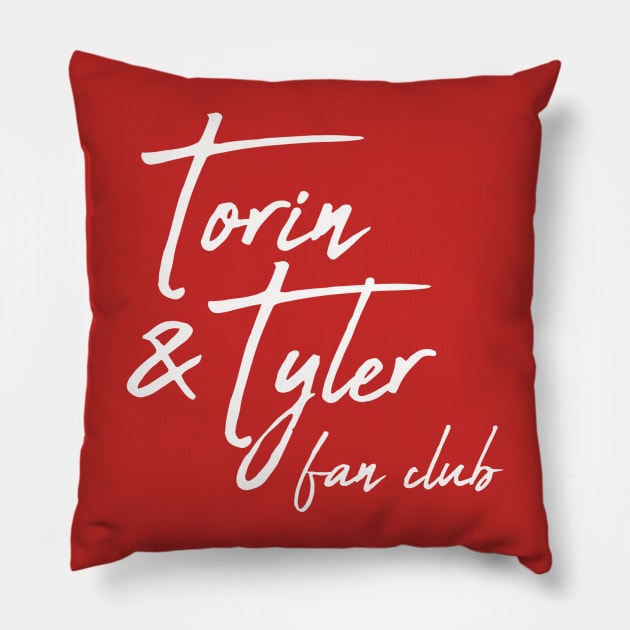 Torin & Tyler Fan Club Pillow by KWebster1