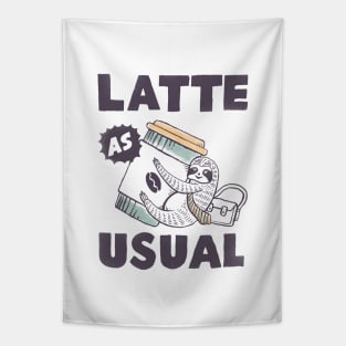 Latte As Usual Tapestry