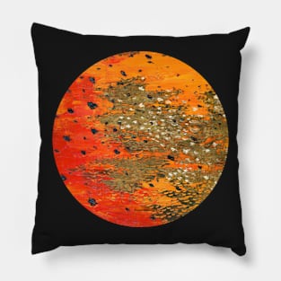 Sunset sea (circle I/II) Pillow