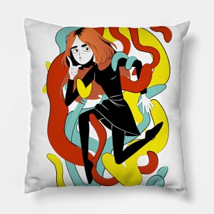 Cool girl vibes Pillow